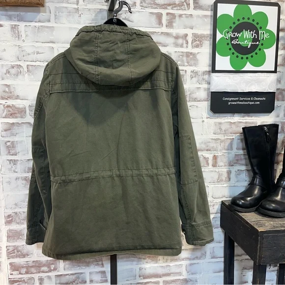 Lucky Brand Olive Jacket women’s large - Picture 9 of 10